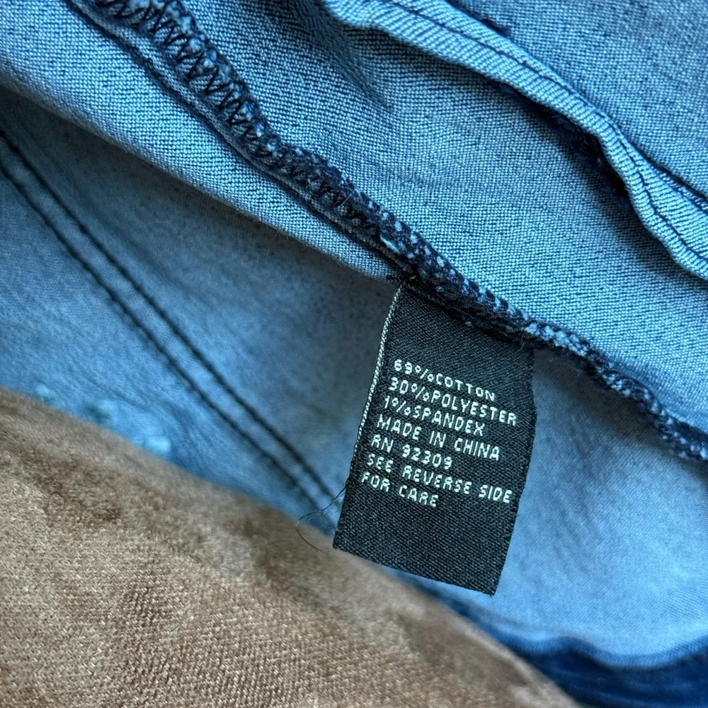 DG2 Blue Soft Cotton Denim Jacket With Back Embroidery